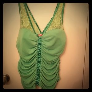 Green tanktop